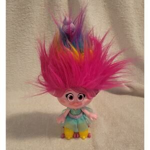 Trolls Party Hair Poppy Doll Toy makes Fun Sounds & Phrases, Roller Skates Works